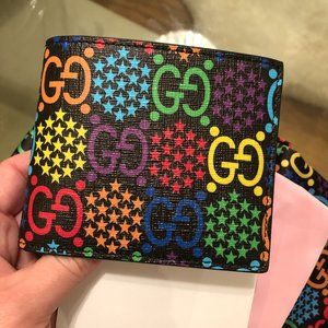 New with box Gucci GG Psychedelic Bifold Wallet